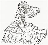 Barbie Doll Drawing Draw Cute Coloring Getdrawings sketch template