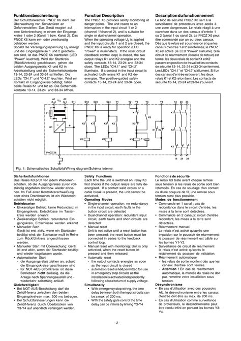 pilz pnoz  schaltplan wiring diagram