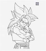 Gogeta Ssj4 Vegeta Goku Stephanie Saiyan Seekpng sketch template