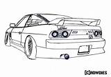Car Drawing Cars Drawings Cool Jdm Japanese Outline Supra Zeichnung Furious Fast Coloring Nissan Pages 180sx Drift Sketch Toyota Impala sketch template