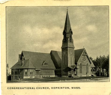 First Congregational Church Image 2 Hopkinton Digital Commonwealth