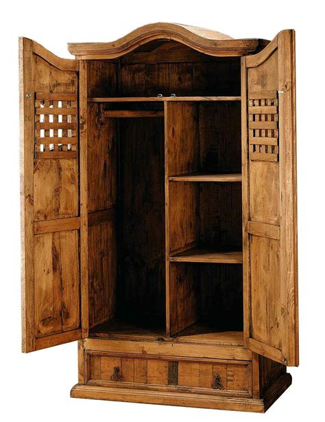 armario rustico  rejilla  curva blog myoc muebles rusticos de madera maciza