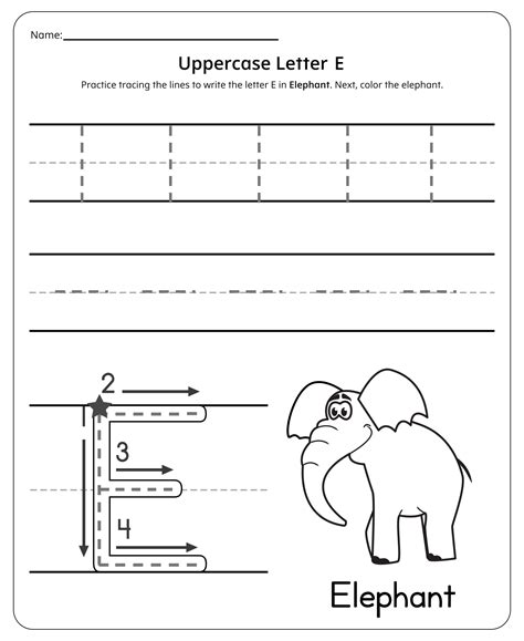 letter  worksheets  printable printableecom
