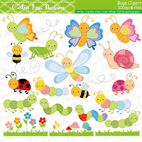 Bugs Clipart Cute Bugs Clipart Insect Clip Art Bee