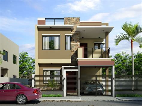 simple  storey house design  rooftop  storey house design  storey house design