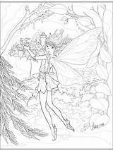 Fairies Pheemcfaddell Colouring Print Tinkerbell Zen sketch template