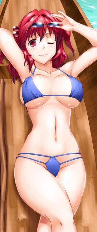 huge redhead teen tits in blue bikini noothersneedapply