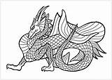 Ninjago Ausmalbilder Drache Drachen sketch template