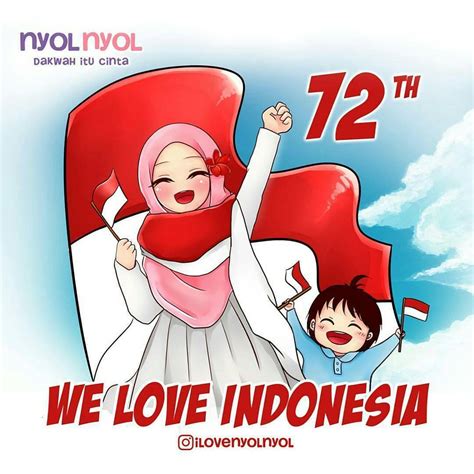 gambar poster kartun kemerdekaan indonesia rahman gambar