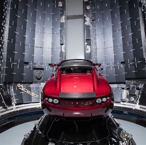 Heres Elon Musks Tesla Roadster Ready For Its Mars Bound Voyage
