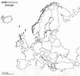 Map Europe Blank Printable Choose Board sketch template