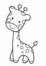 Giraffe Coloring Drawing Kids Pages Easy Face Sketch Cartoon Wecoloringpage Baby Clipart Color Animal Printable Head Getdrawings Paintingvalley Choose Board sketch template