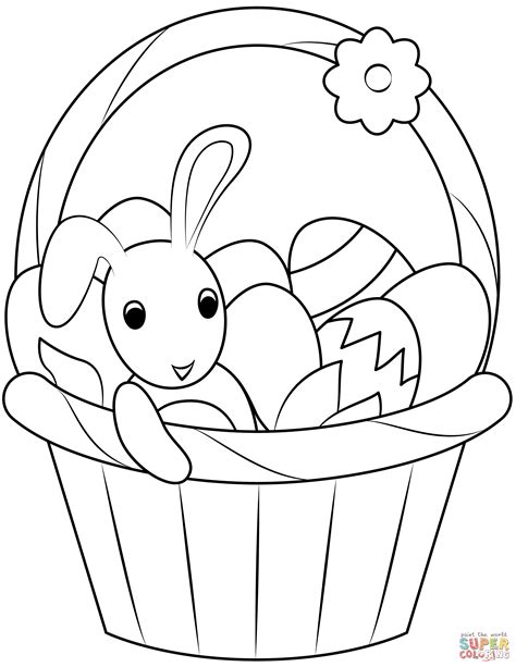basket coloring pages