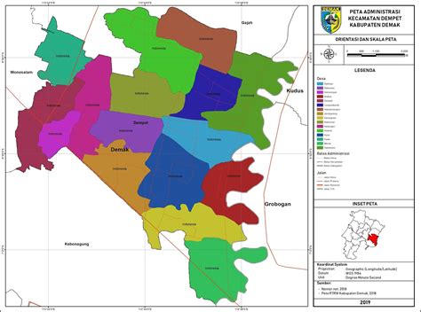 peta administrasi kecamatan dempet kabupaten demak neededthing