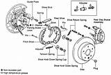 Brake Parking Shoes Rear Repair Exploded Components Toyota Camry Autozone Avalon 2000 Installation Guide Fig 1997 Removal sketch template