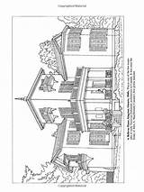 Coloring Pages Victorian Houses House Book Colouring Adult Books History Dover Stress Color Printablecolouringpages Choose Board Coloringtop sketch template
