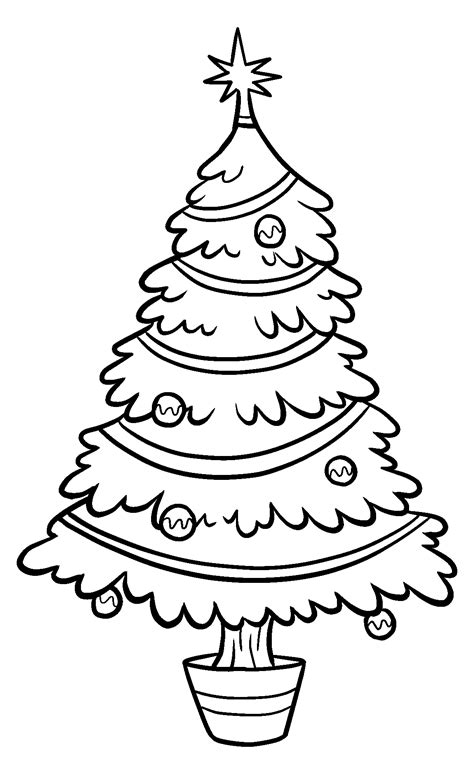 clipart christmas tree template