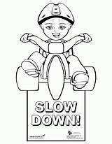 Coloring Pages Signs Printable Sign Safety Traffic Stop Sheets Bicycle Light Aid First Getcolorings Getdrawings Popular Wiccan Color Library Clipart sketch template
