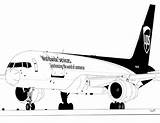 757 Boeing Service United Drawings Ups Parcel Cargo Airplane Ink Postal Deviantart Carriers Car Airliners Choose Board sketch template
