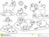 Coloring Animal Clipart Animals Farm Color Pages Baby Clipground Cute Cwallpapersgallery sketch template
