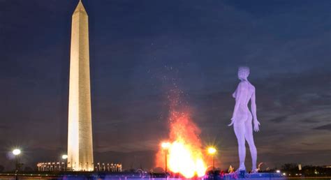 park service denies permit for 45 foot tall nude woman statue on national mall wtop