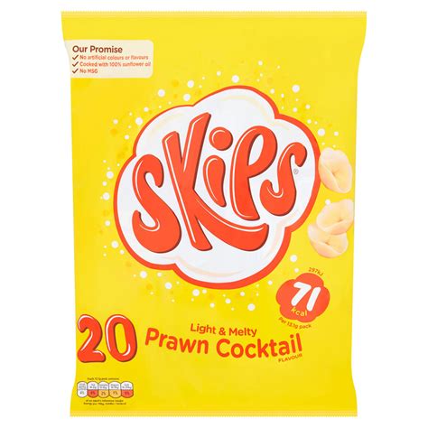 skips prawn cocktail multipack crisps  pack multipack crisps