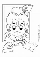 Krishna Drawing Line Cute Chintan Bhagavat Bhikaji Das sketch template