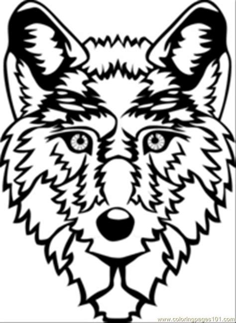 wolf head coloring page  wolf coloring pages coloringpagescom