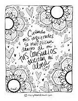 Spanish Coloring Bible Pages Verse Draws Verses Anxiety Marydean Word Printable Catholic English Salmos God Español Consolations Psalm Praying Kids sketch template