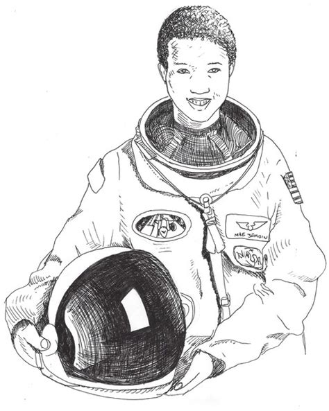 mae jemison coloring page  shero coloring pages  print