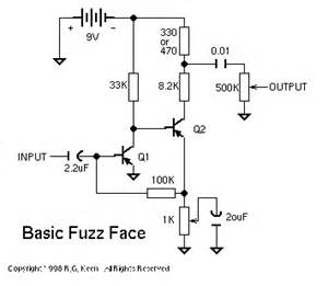 fuzz face circuit diagram diy electronics pinterest circuit diagram  guitars
