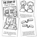 Silas Paul Coloring Story Bible Craft Pages Easy Subject sketch template