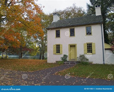 colonial cottage stock image image
