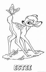 Bambi Naam Estee sketch template