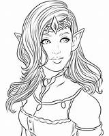 Queen Elven Miserie Elves Elfen Sheets Pre14 User sketch template