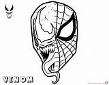 Venom Coloring Pages Printable Color Getcolorings Print sketch template