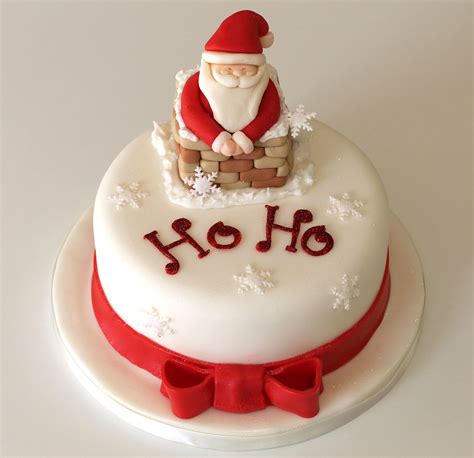 beautiful christmas cake decoration lets celebrate