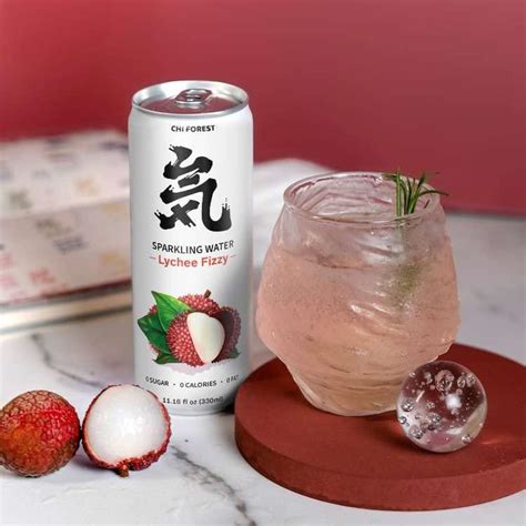chi forest sparkling water fizzy lychee  oz  fizzy lychee