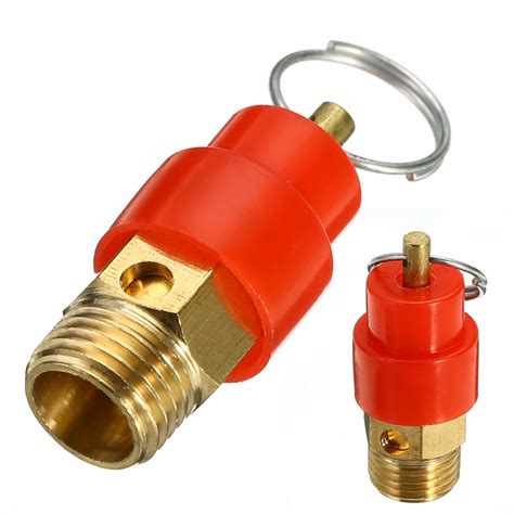 bsp psi air compressor safety relief valve pressure release regulator mm diameter