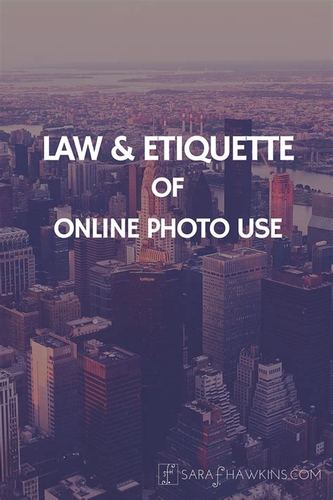 copyright laws  etiquette   photo