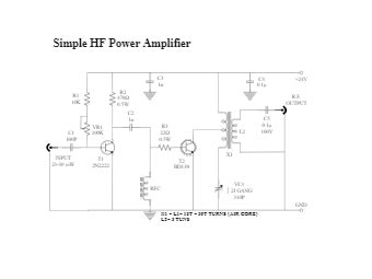 simple hf power amplifier edrawmax templates