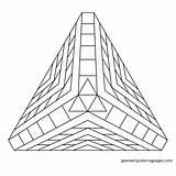 Pyramid Getdrawings Drawing Mandala sketch template