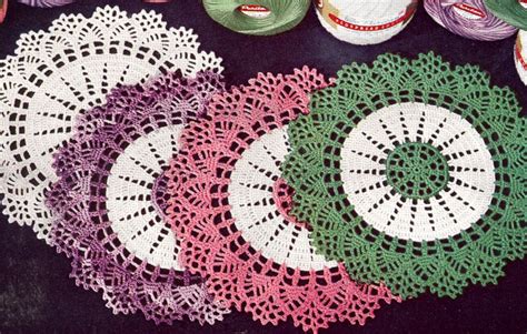 crocheted doilies  pattern crochet  knitting patterns