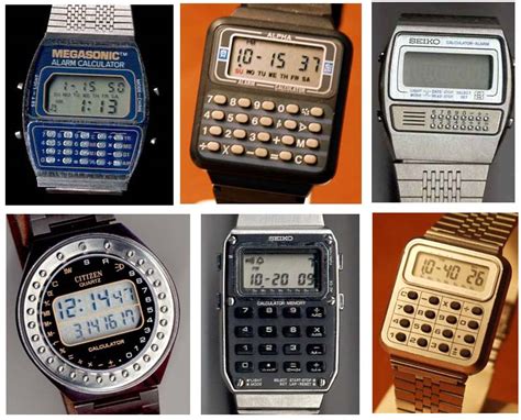 watchismo times calculating  history  led calculator watches