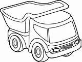 Toy Truck Coloring Car Pages Clipart Drawing Appealing Getdrawings Getcolorings Colorings Kids Color Printable sketch template