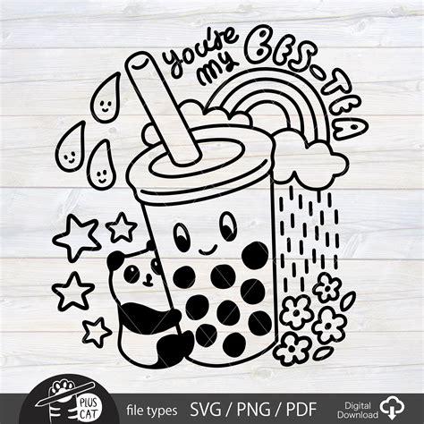 boba coloring pages printable