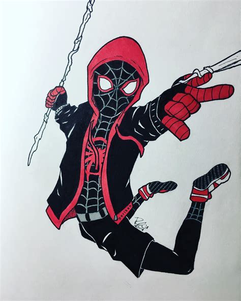 Miles Morales Costume Drawing Costumes Ideas