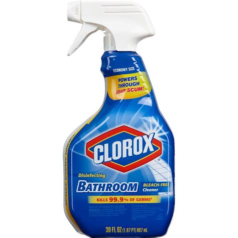 clorox  oz disinfecting bathroom cleaner   home depot