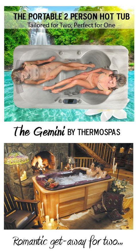The Gemini Portable 2 Person Hot Tub From Thermospas Banyo