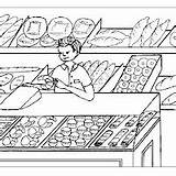 Comercios Panaderia sketch template